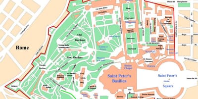 Vatíkanið pólitískum kort